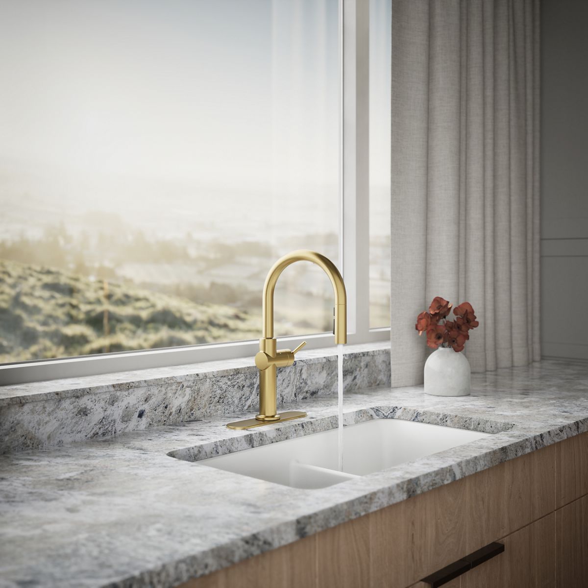 Crue Faucet with KOHLER Konnect | K-22974-WB | KOHLER