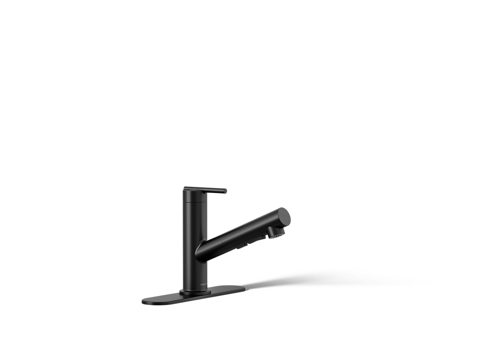 Crue Pull-out kitchen sink faucet with three-function sprayhead