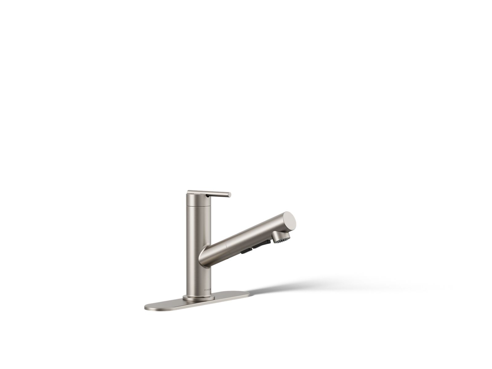 Crue Pull-out kitchen sink faucet with three-function sprayhead