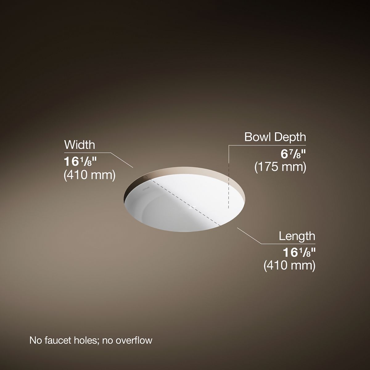 3/4 view of product with dimensions