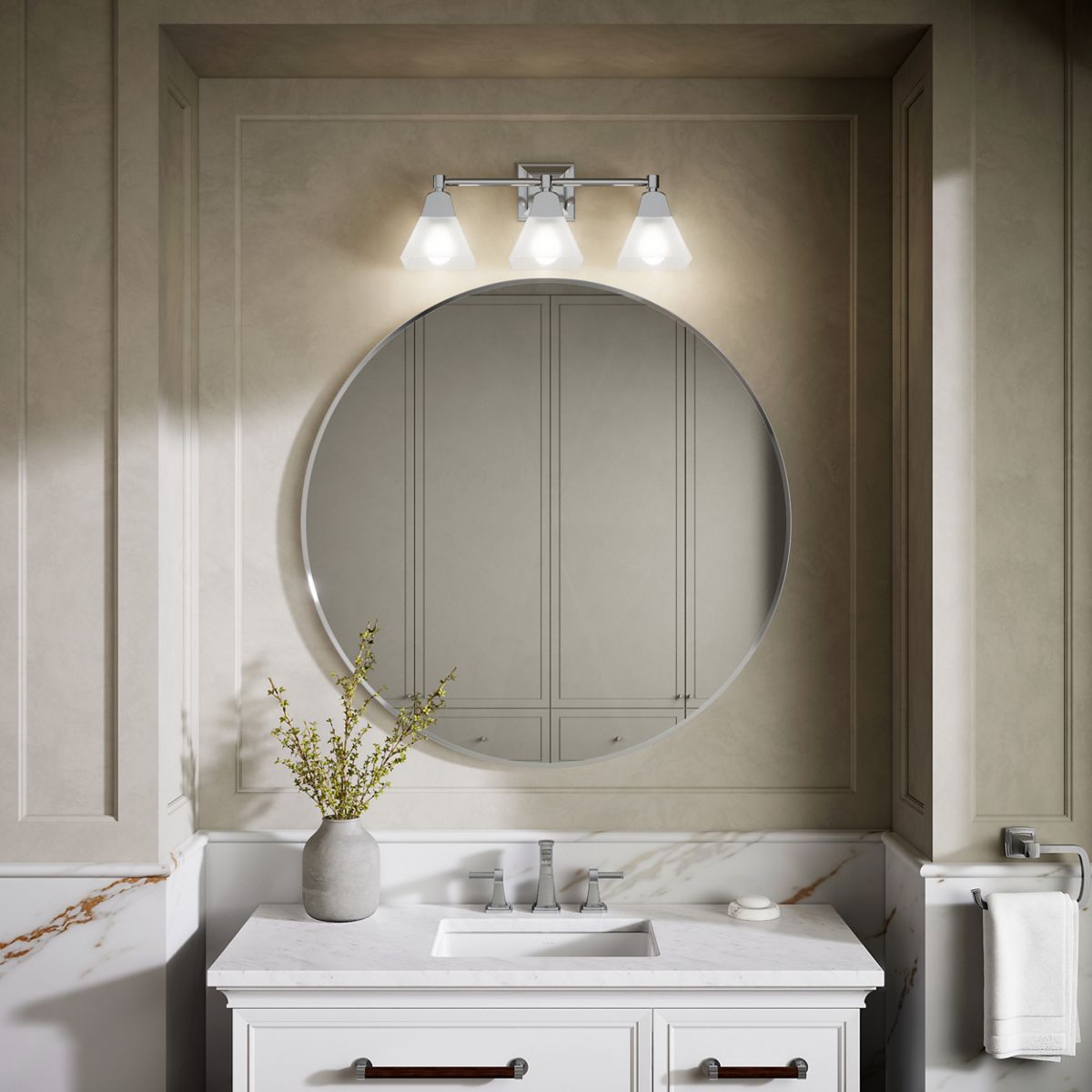 KOHLER | K-23688-BA03 | Memoirs Three-Light Sconce