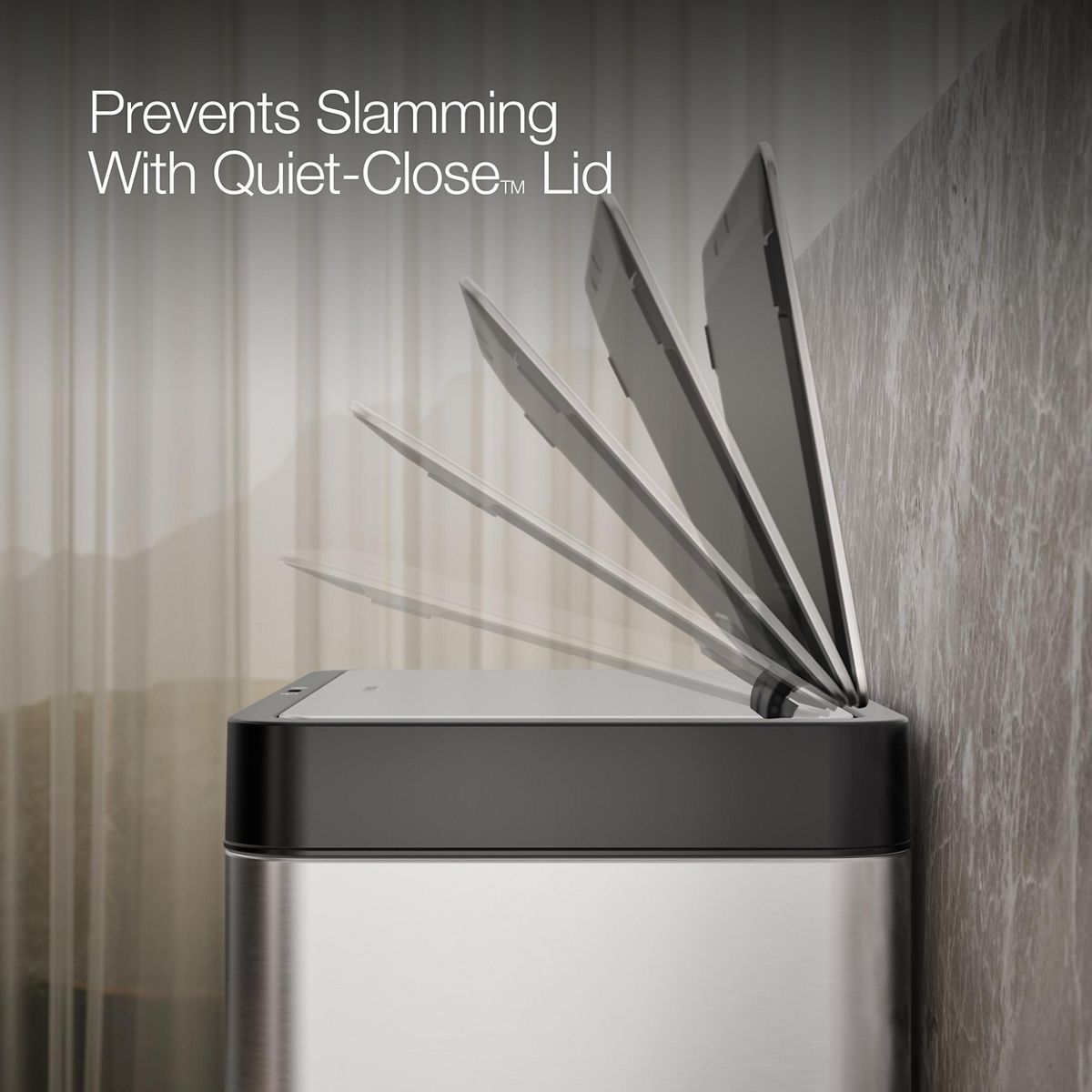13-Gallon Stainless Steel Trash Can | K-23825 | KOHLER