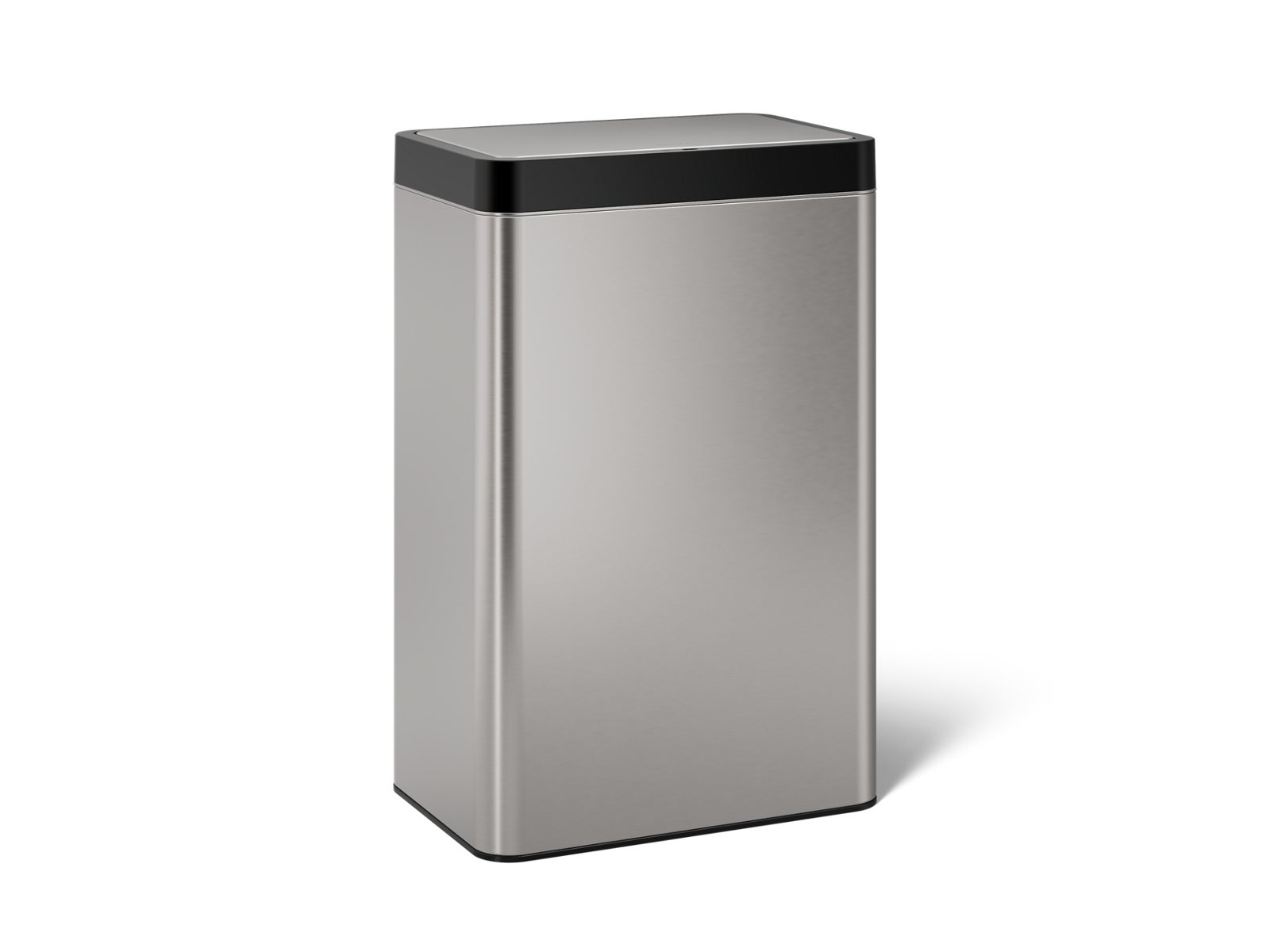 13-gallon touchless stainless steel trash can