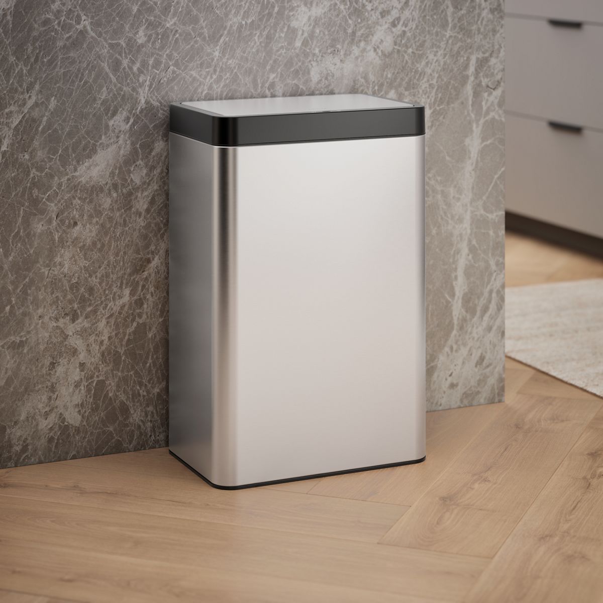 13-Gallon Stainless Steel Trash Can | K-23825 | KOHLER