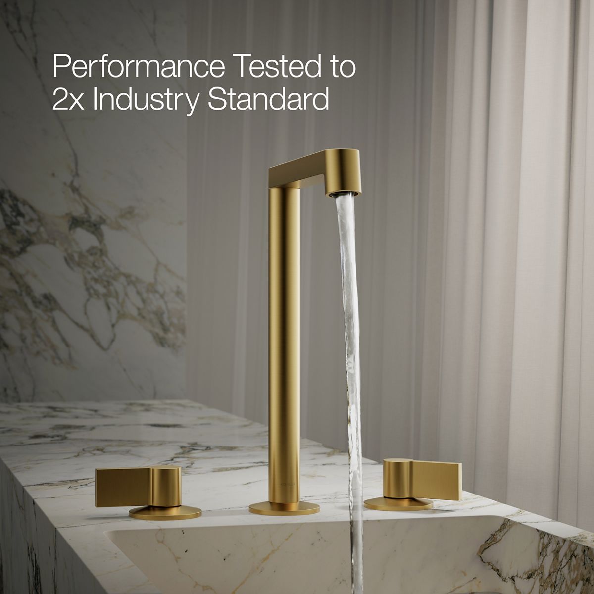 Components Bathroom Sink Faucet Spout with Row Design, 1.2 gpm | K