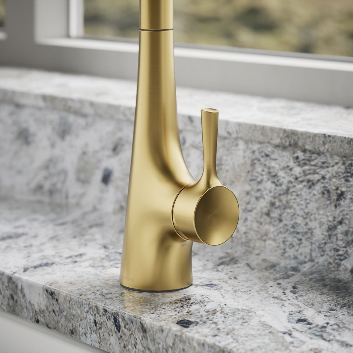 Tempered Pull-Down Single-Handle Kitchen Sink Faucet | K-24661