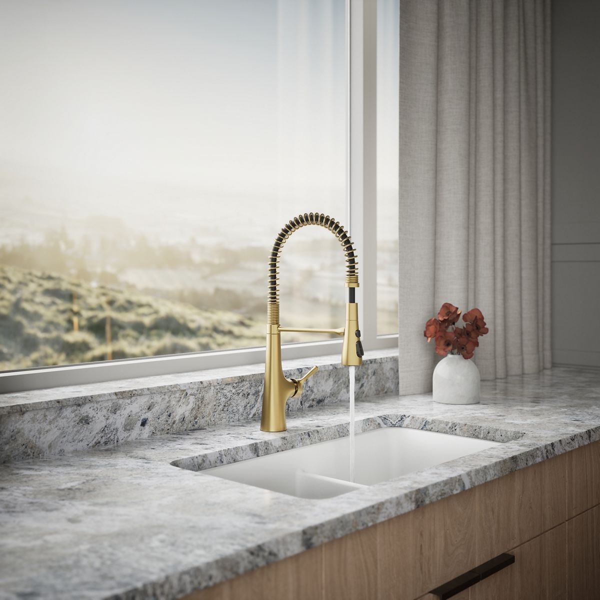 Tempered Semi-Professional Kitchen Sink Faucet | K-24662 | KOHLER