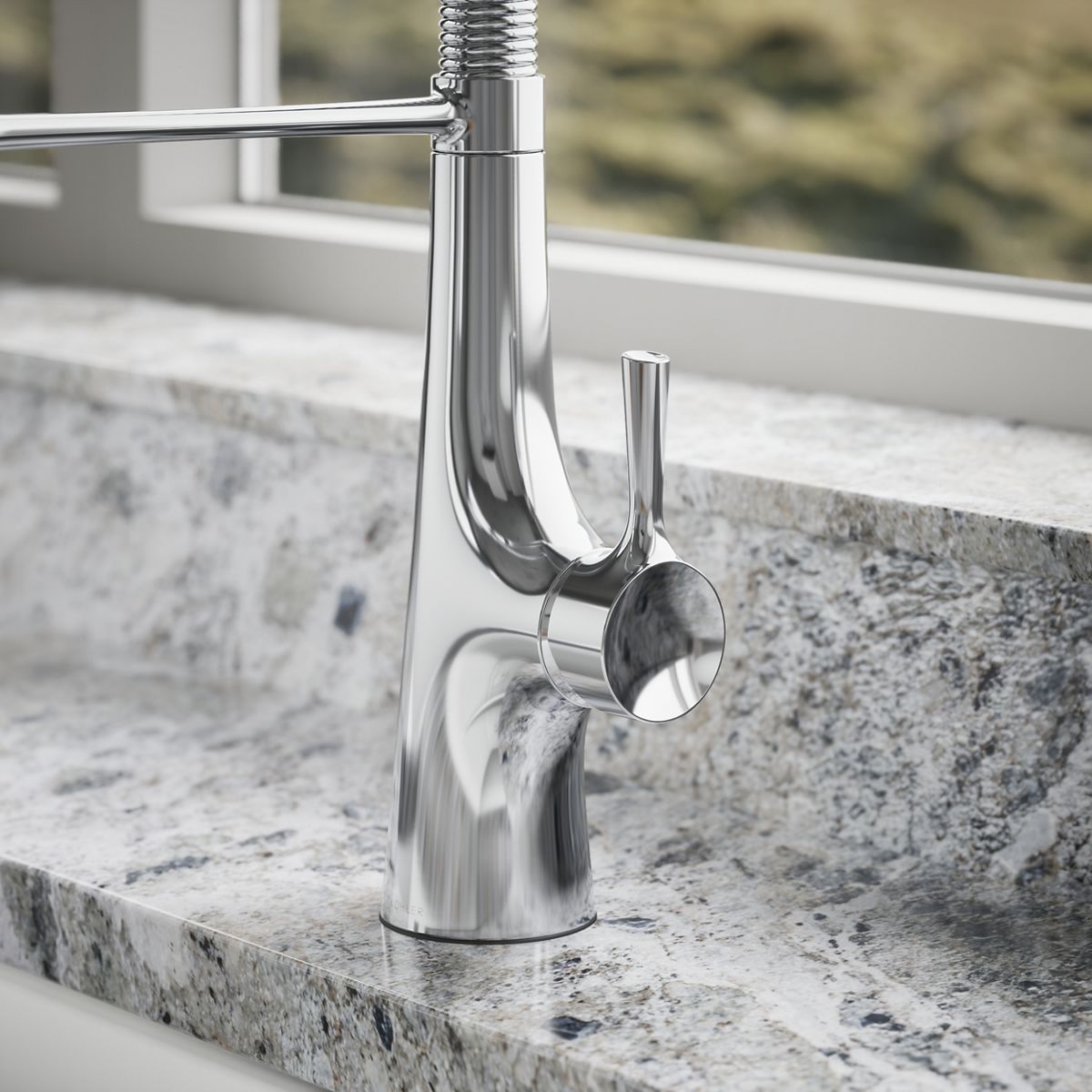 close-up view of product detail function