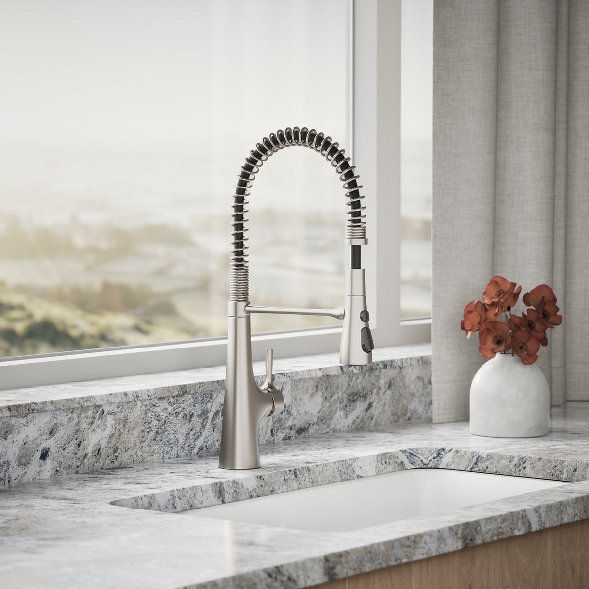 Tempered Semi-Professional Kitchen Sink Faucet | K-24662 | KOHLER