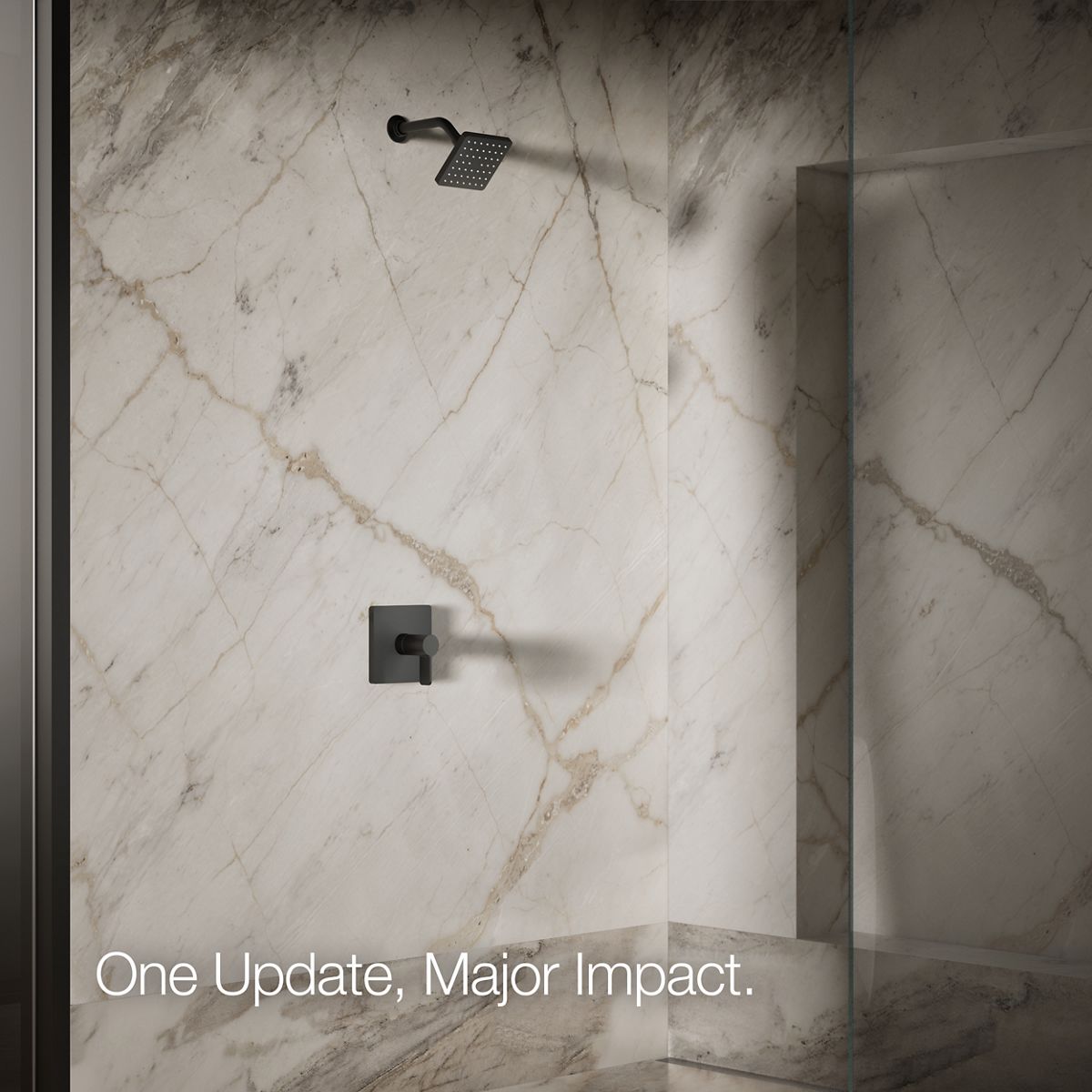 シャワーズ Parallel 1.25 gpm Showerhead | K-24805-JJ | KOHLER