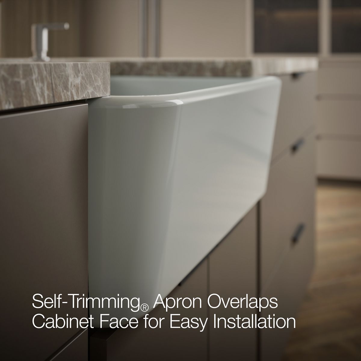 Ironridge Undermount Single-Bowl Farmhouse Kitchen Sink | K-25766
