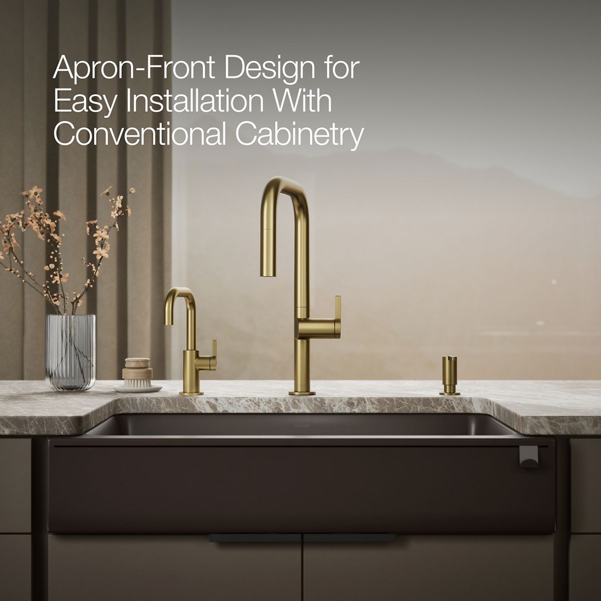 KOHLER | K-25784 | Undermount Single-bowl Farmhouse Kitchen Sink