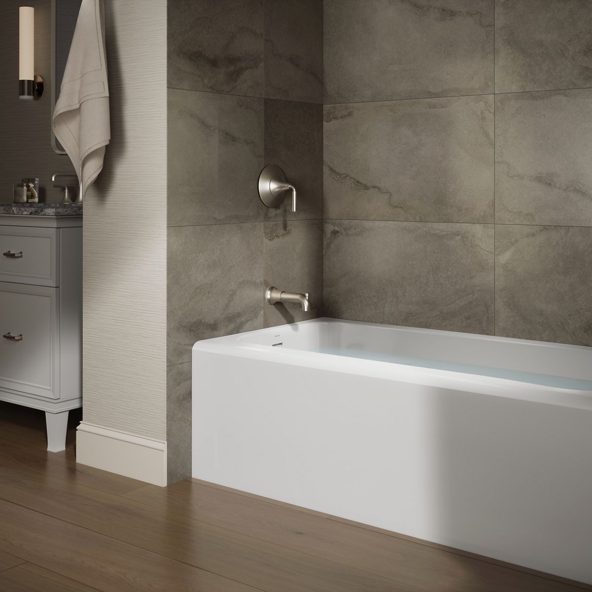 Products in use in close room view