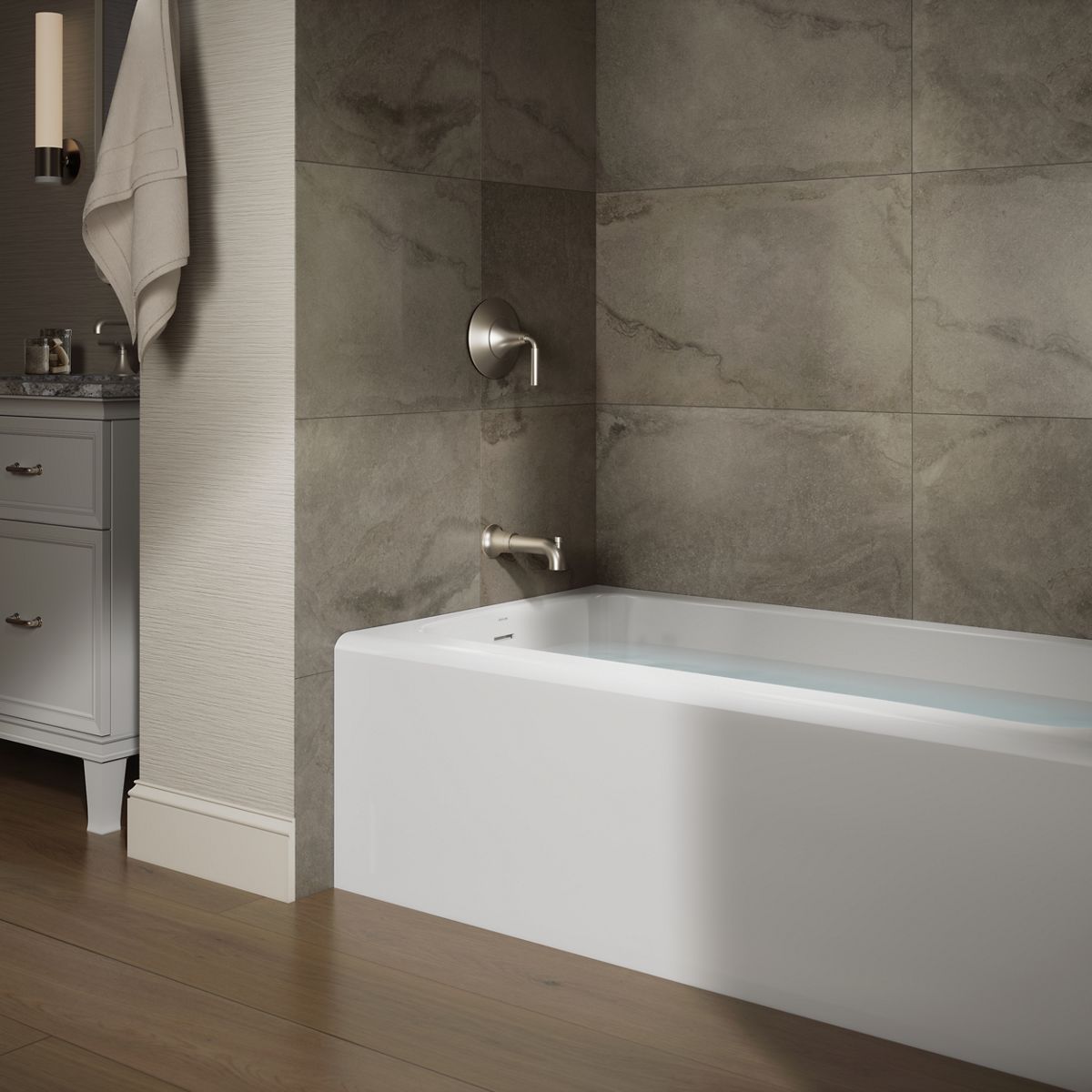 Products in use in close room view