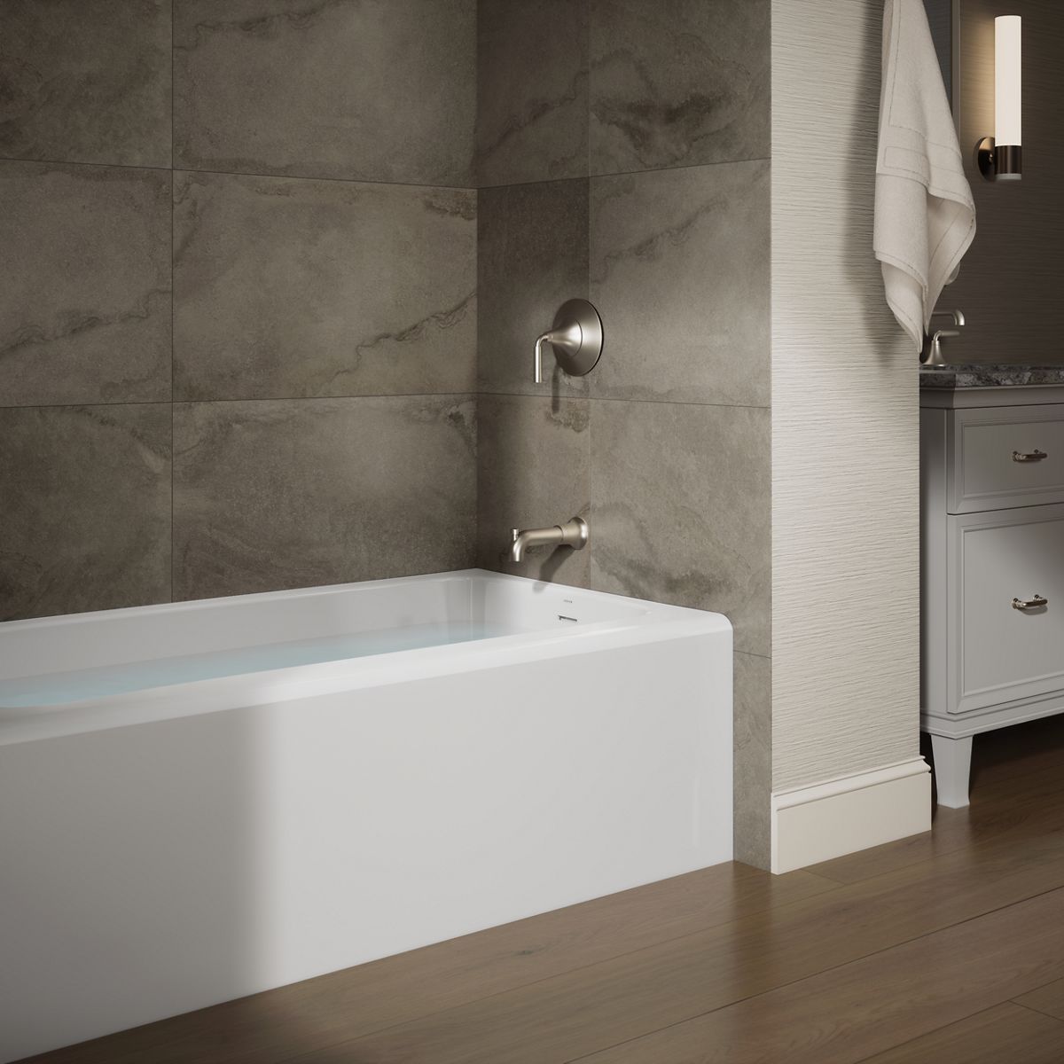Products in use in close room view