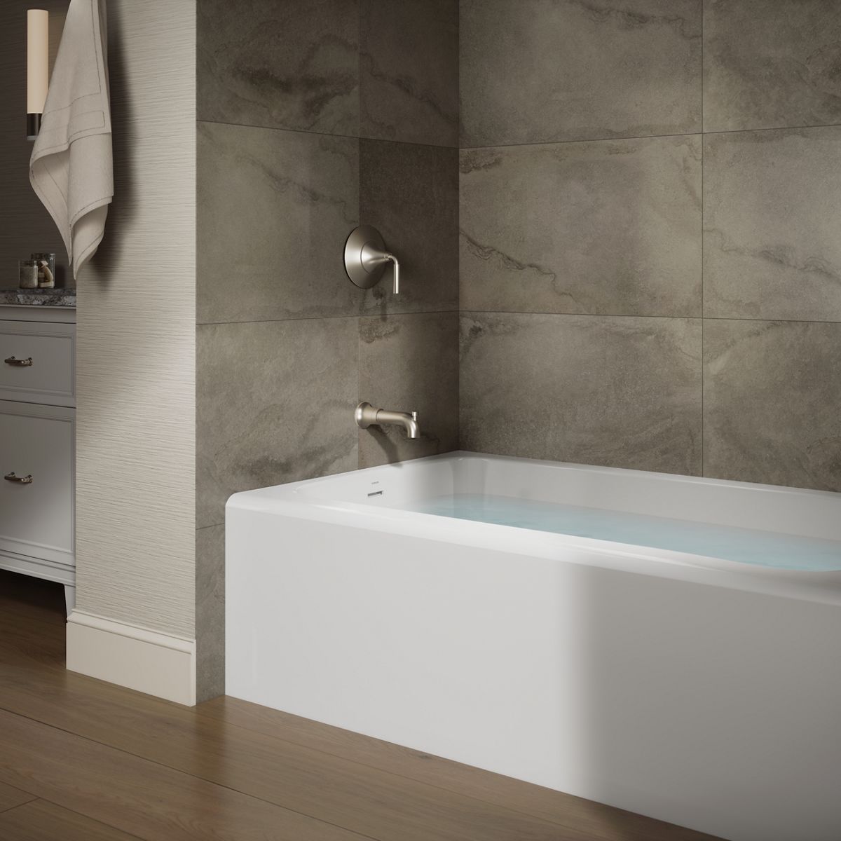 Products in use in close room view