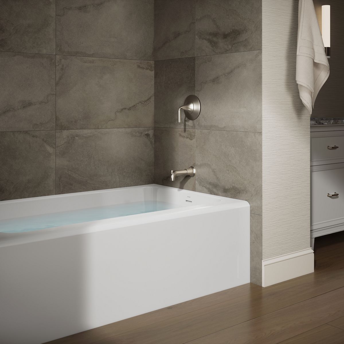 Products in use in close room view