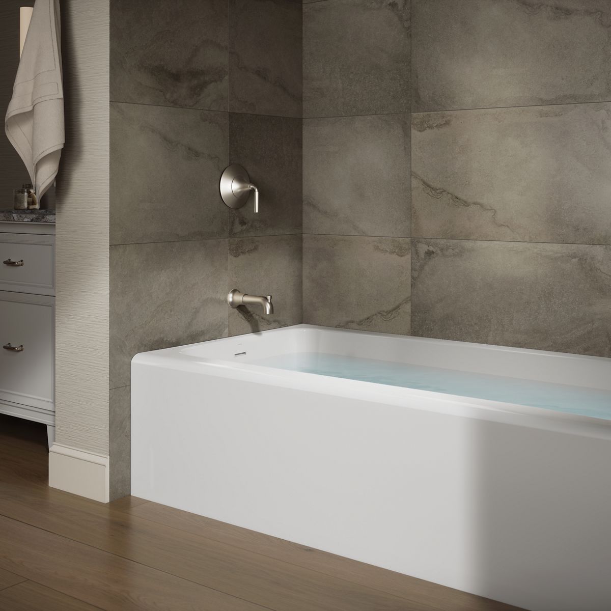 Products in use in close room view