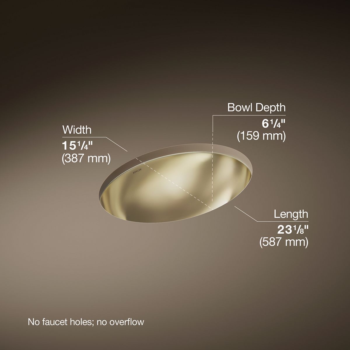 3/4 view of product with dimensions