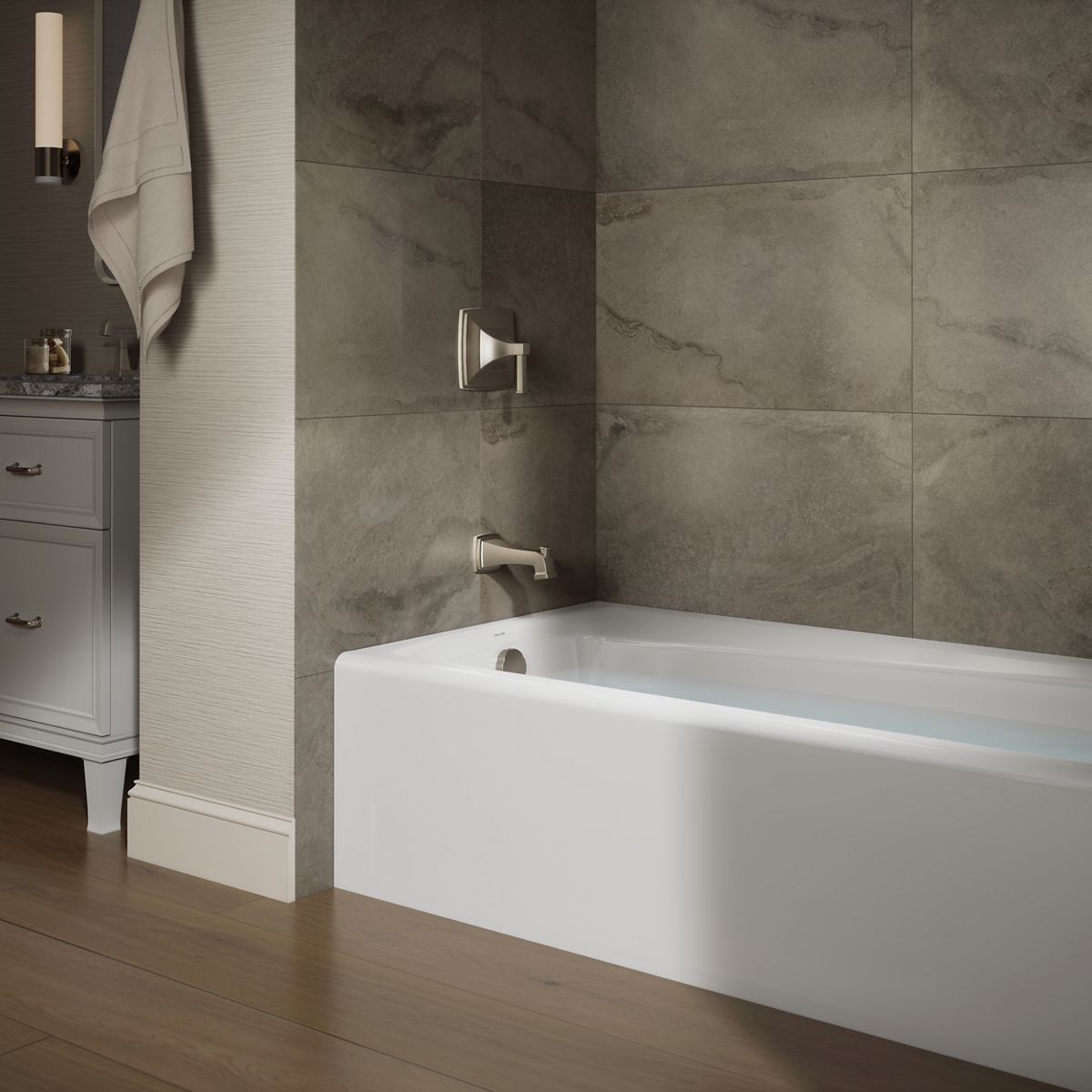 Products in use in close room view
