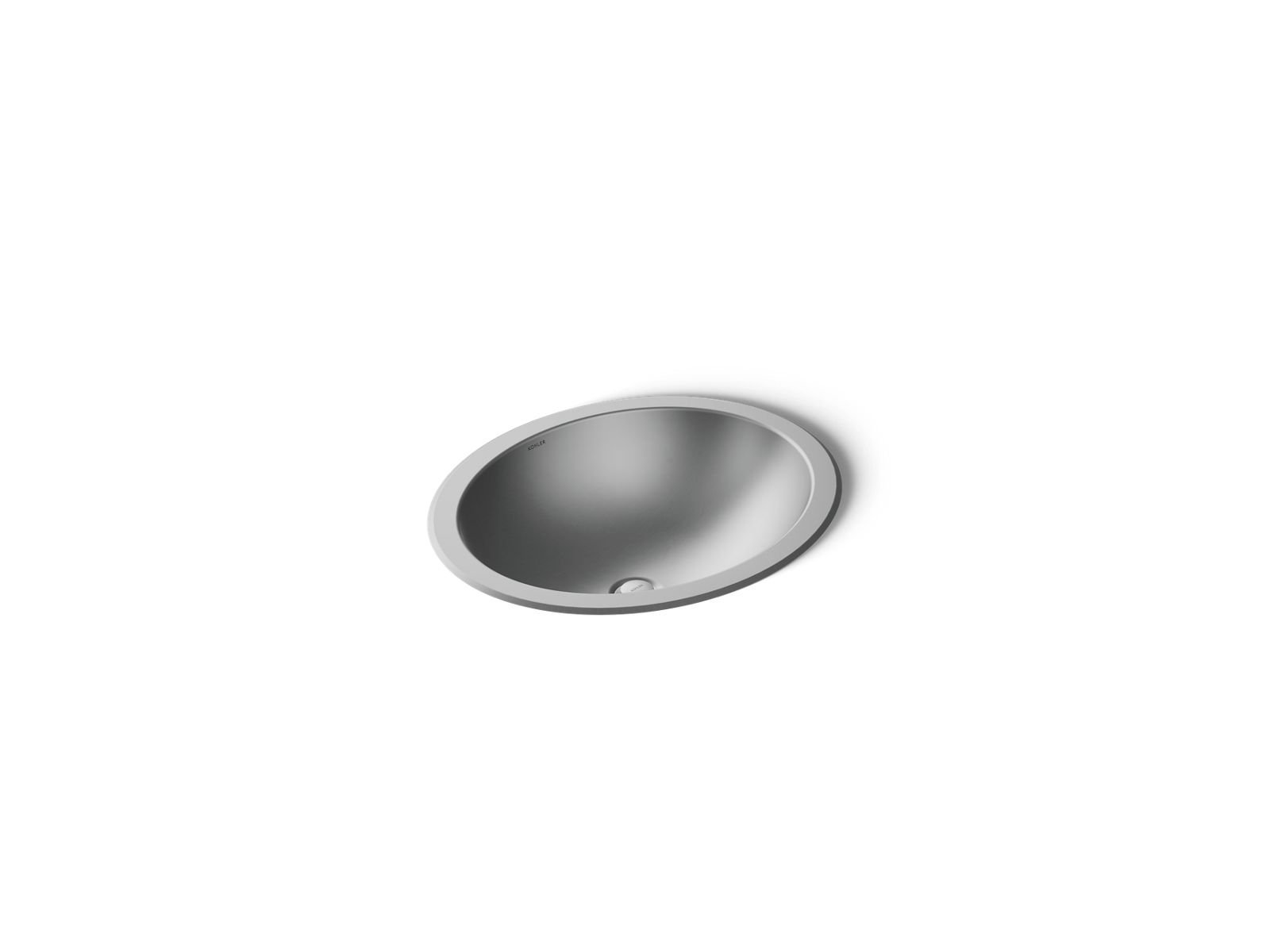 Bachata 20" oval drop-in/undermount bathroom sink, no overflow