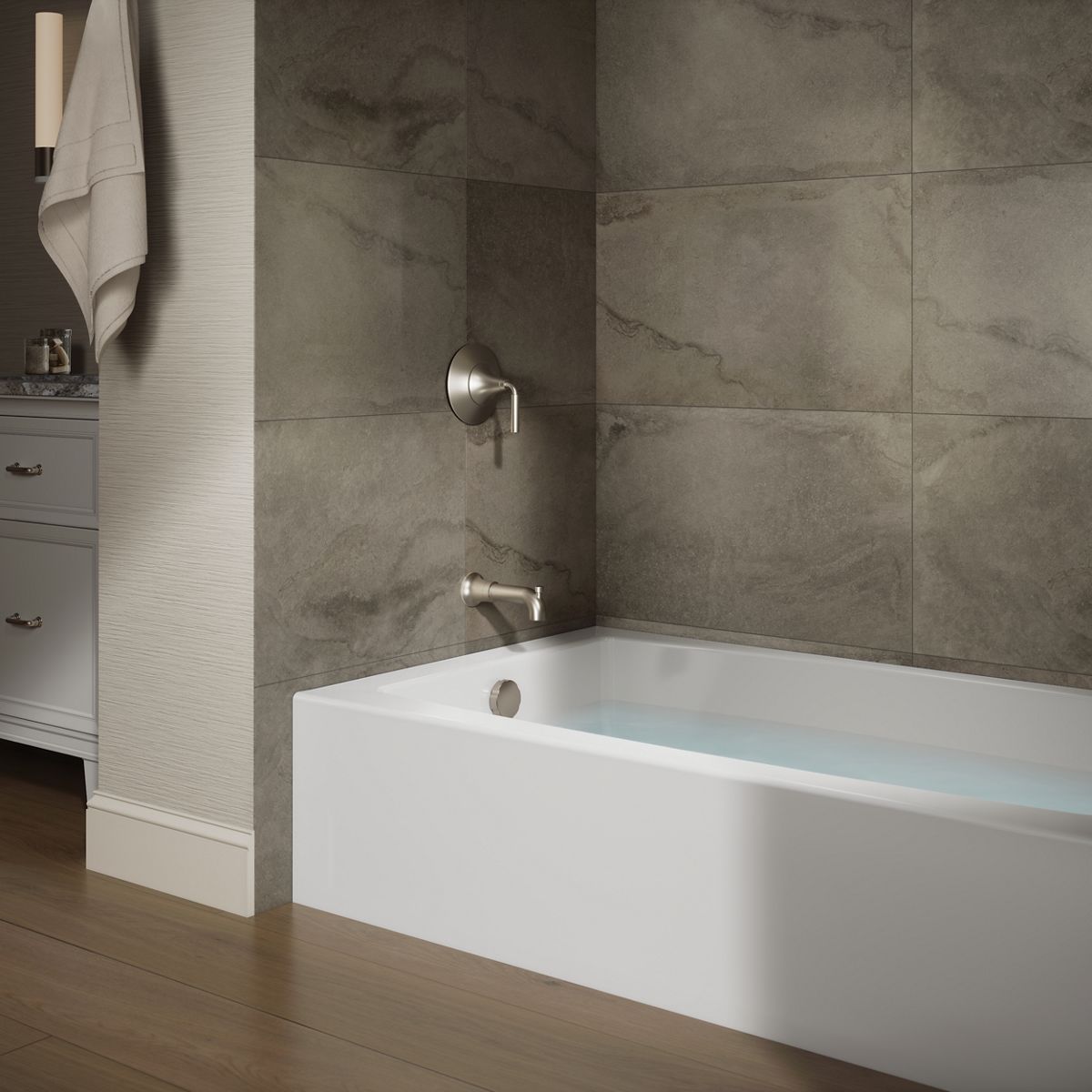 Products in use in close room view