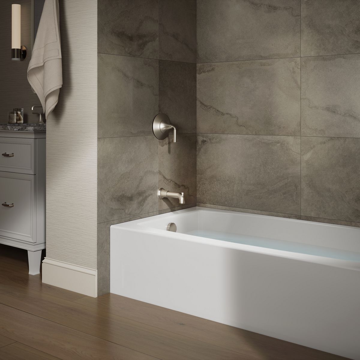 Products in use in close room view