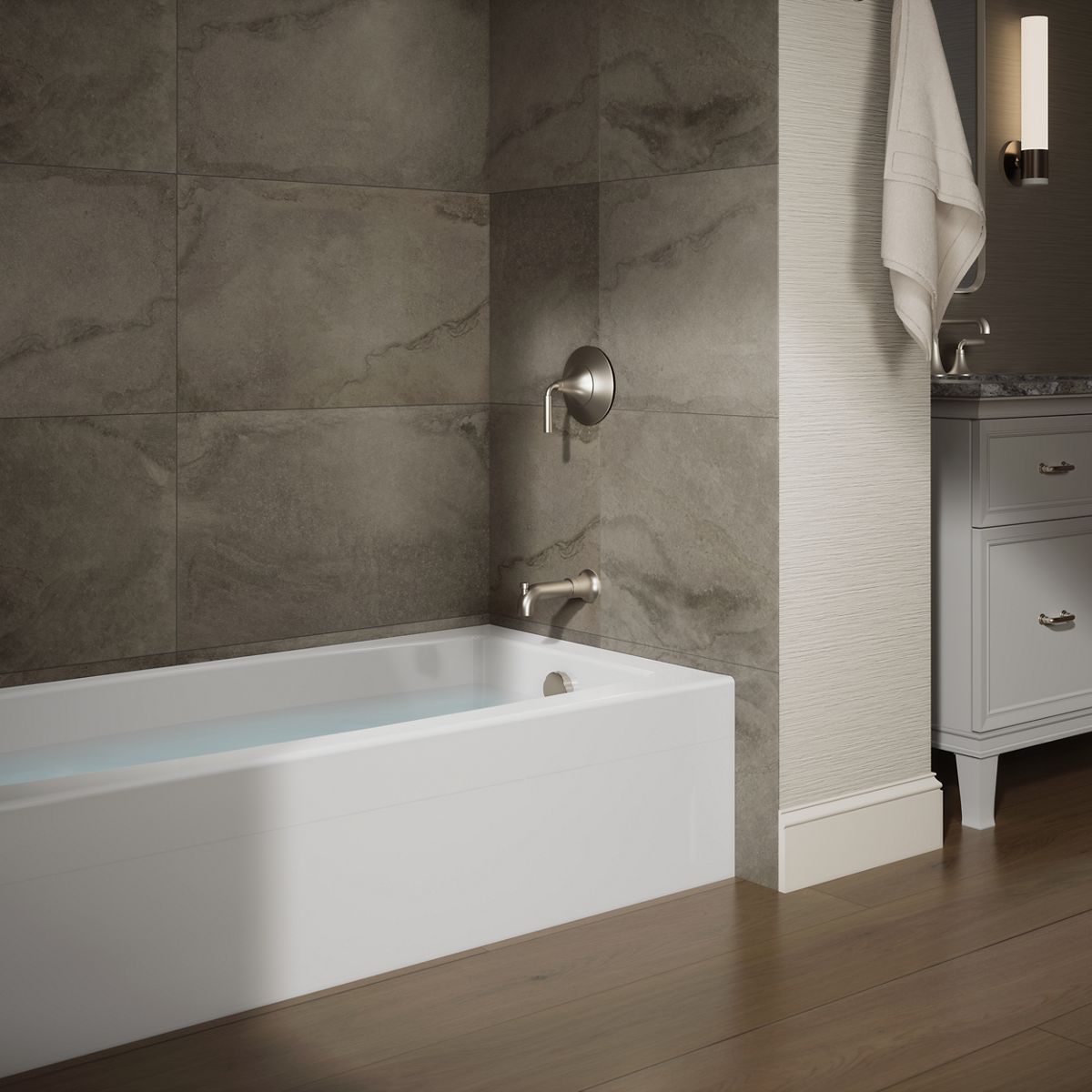 Products in use in close room view
