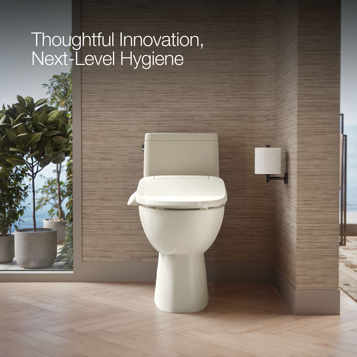 Up to 2 walls & multiple product categories visible, 1-point perspective