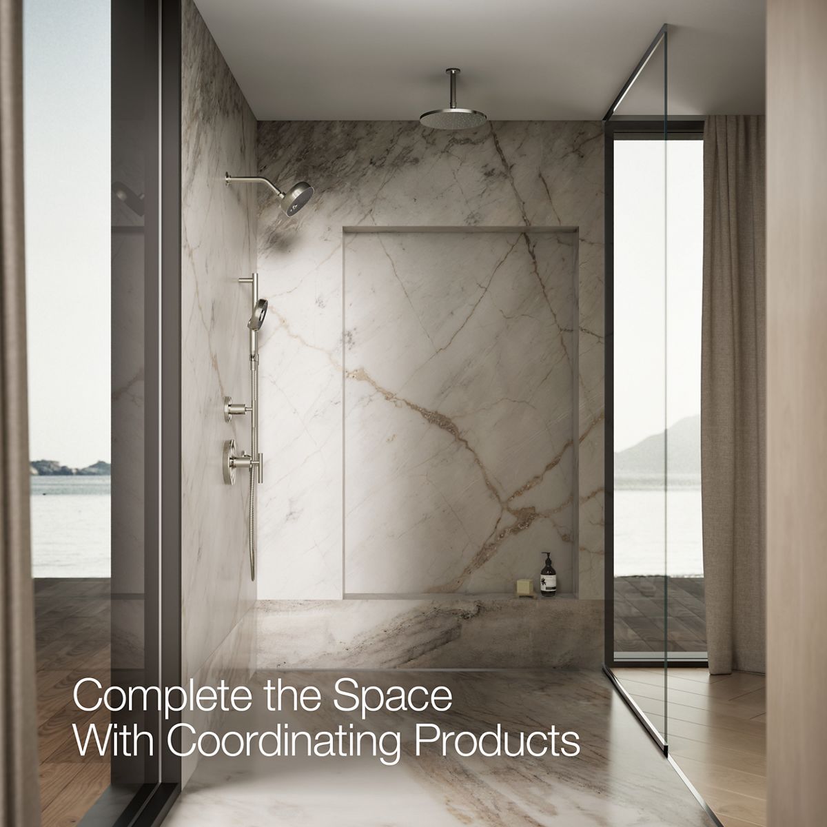 KOHLER | 26282 | Statement™| Round three-function handshower, 2.5 gpm