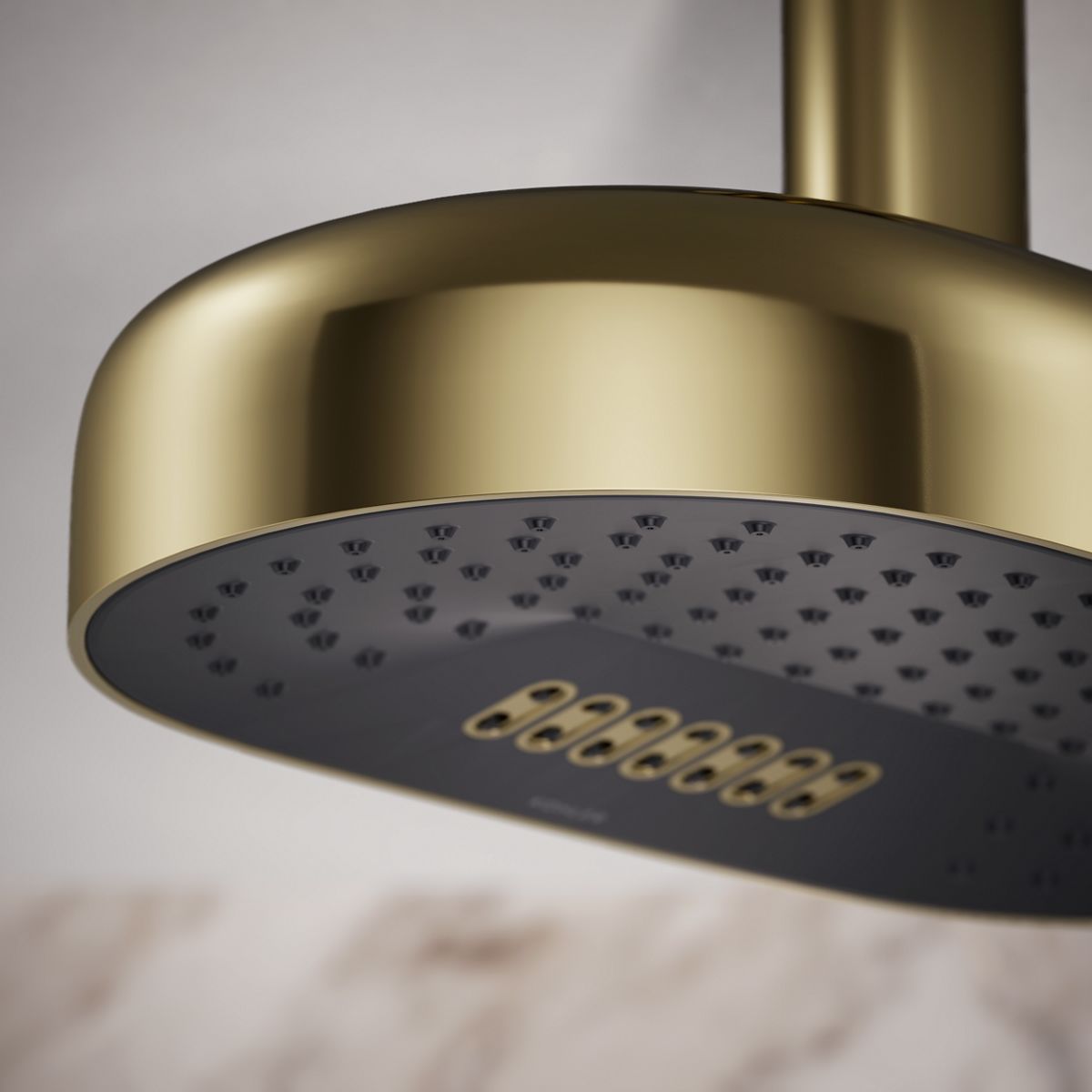 close-up view of product detail