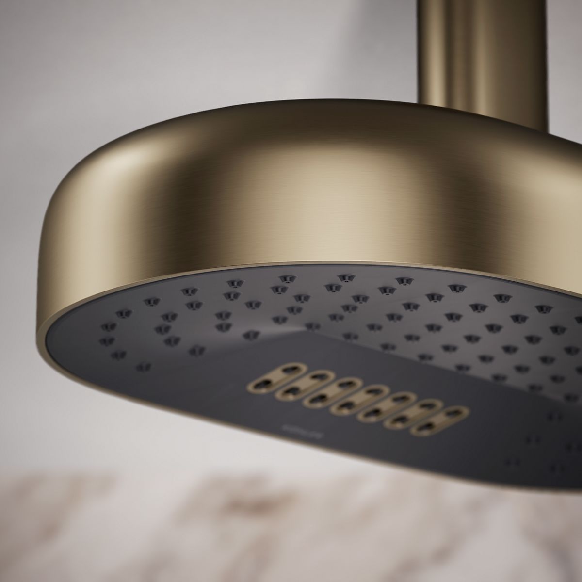 close-up view of product detail