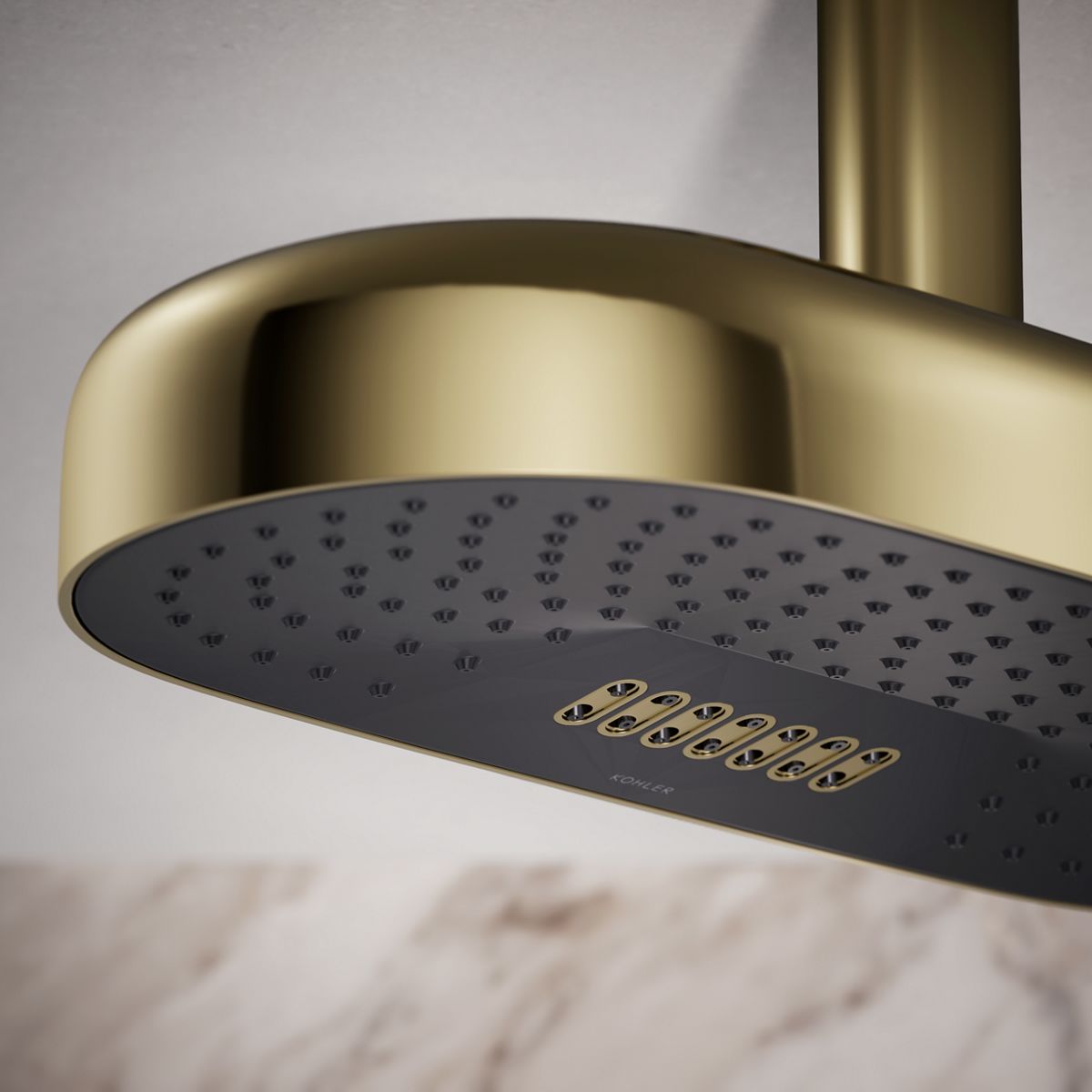 close-up view of product detail