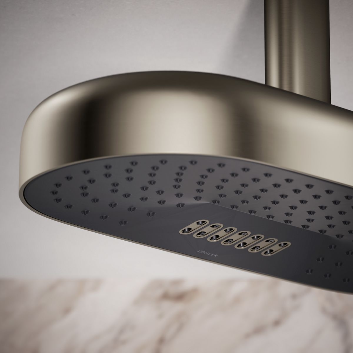 close-up view of product detail