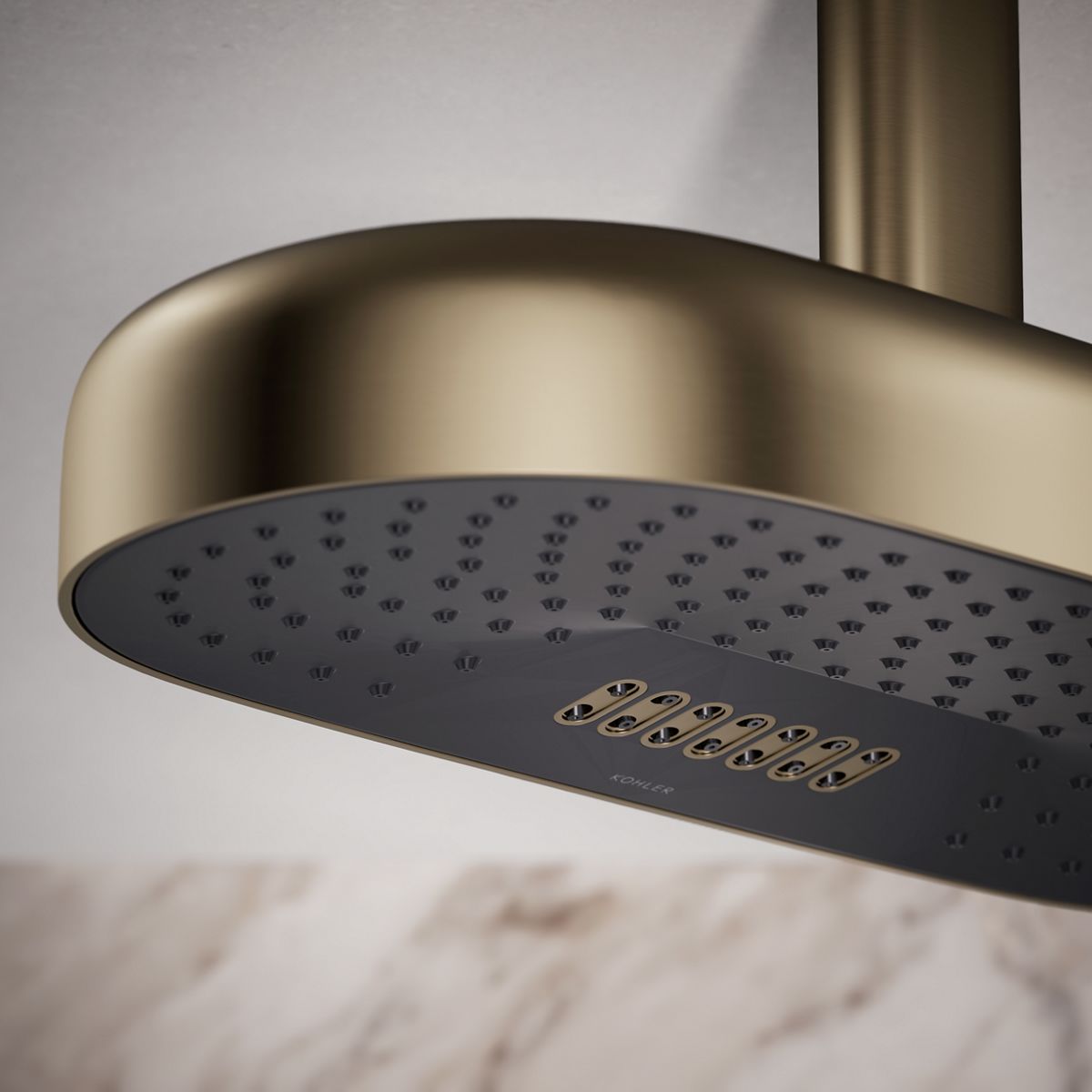 close-up view of product detail