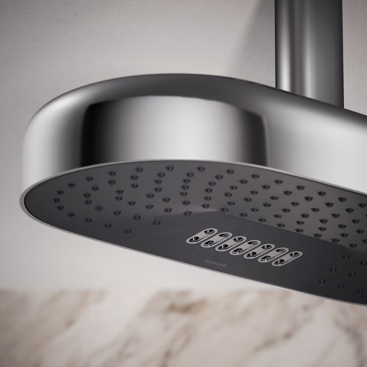 close-up view of product detail