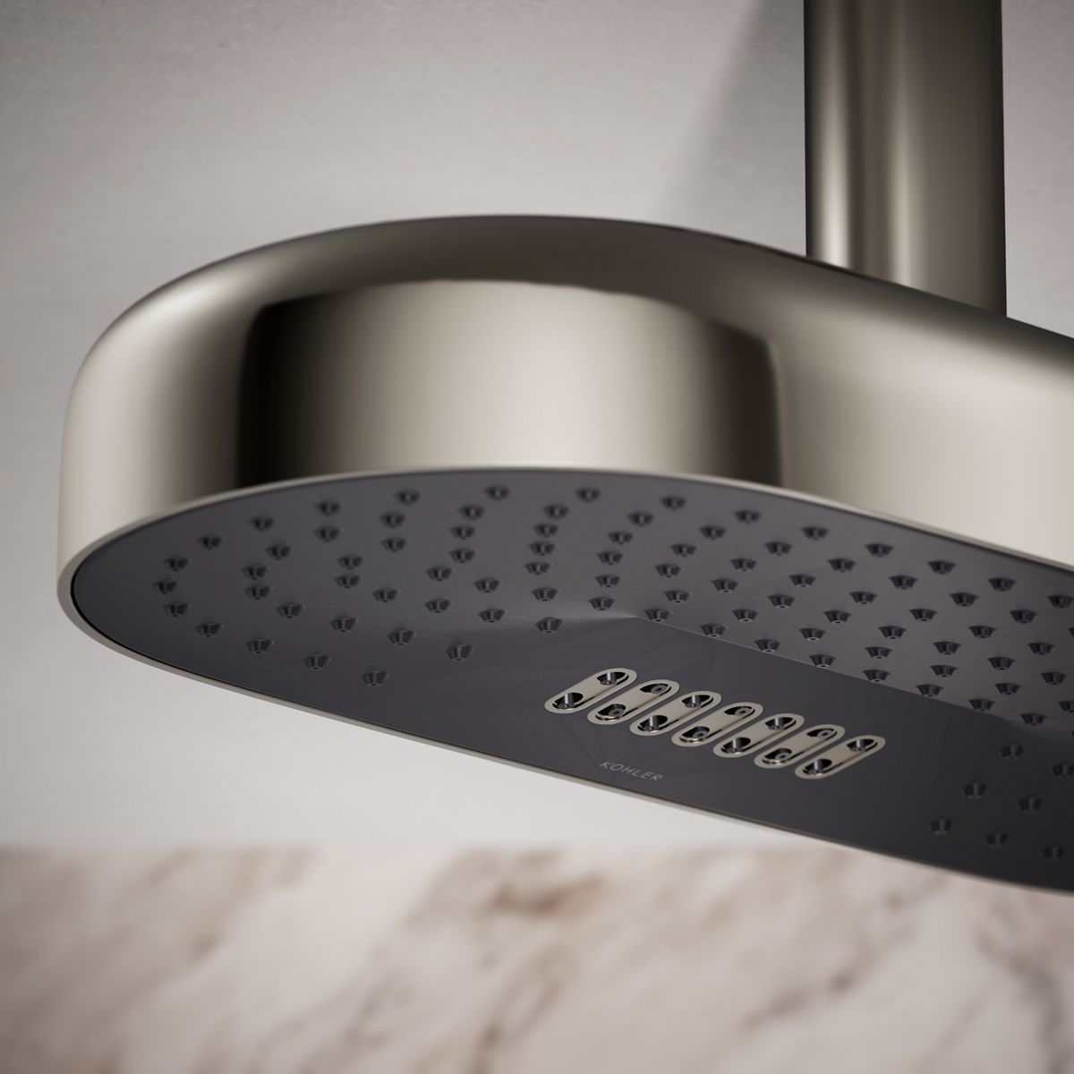 close-up view of product detail