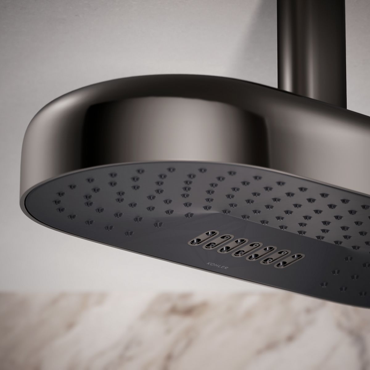 close-up view of product detail
