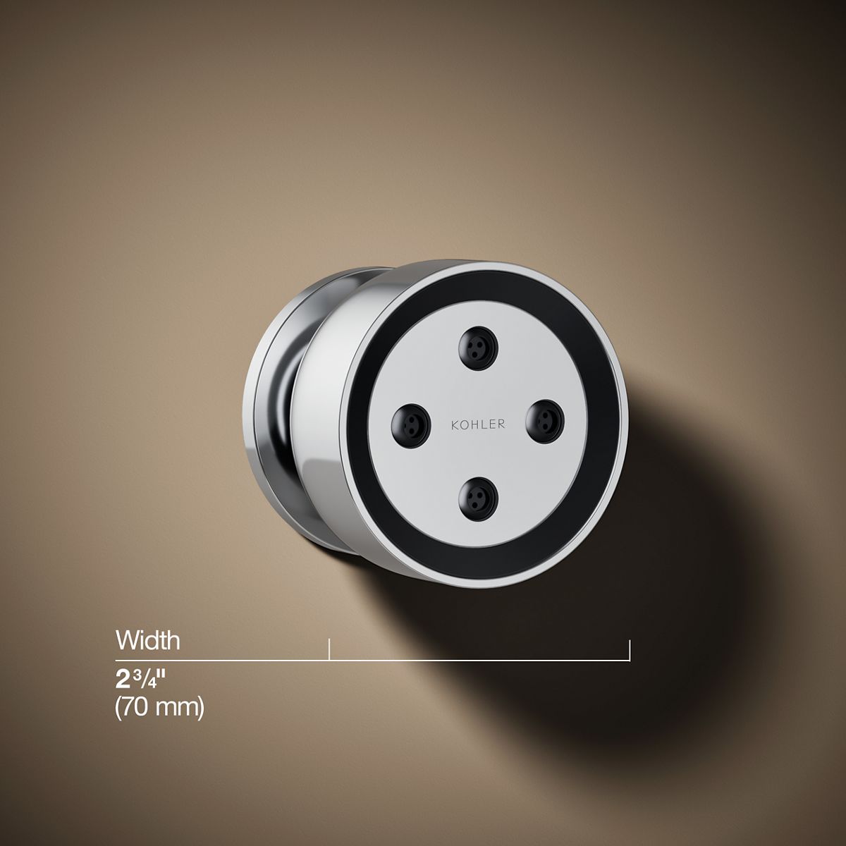 Statement Round Single-Function Body Spray, 2.5 gpm | K-26299 | KOHLER