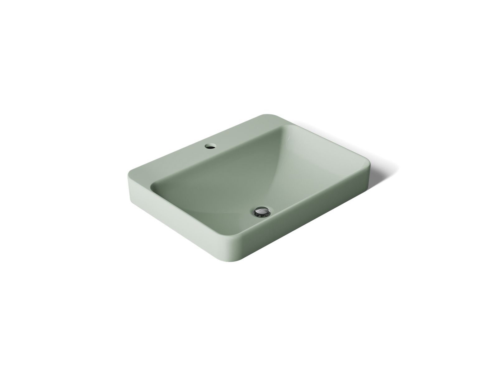 K  Vox Rectangle Vessel Sink With Single Faucet Hole | K-2660-1