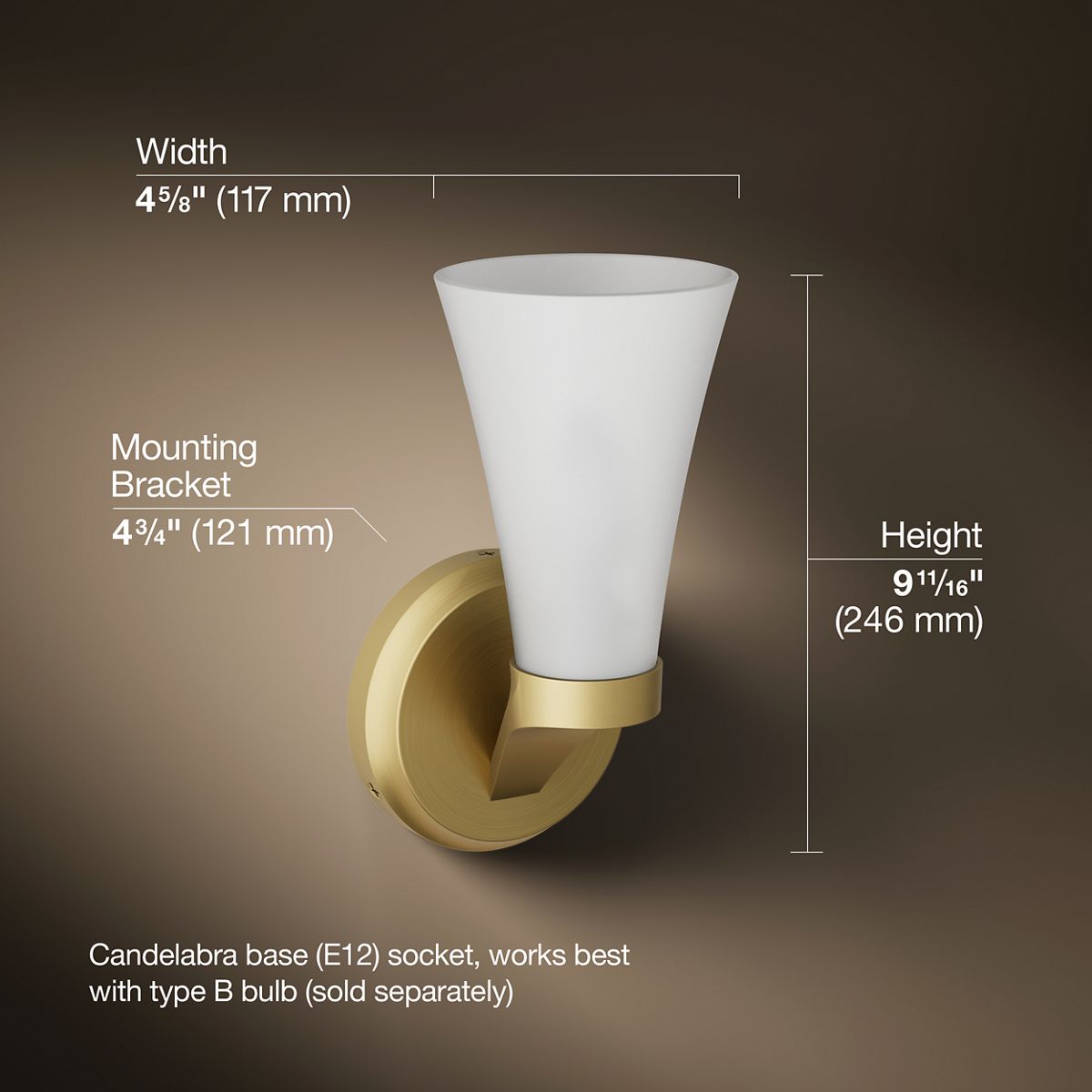 close-up view of product detail