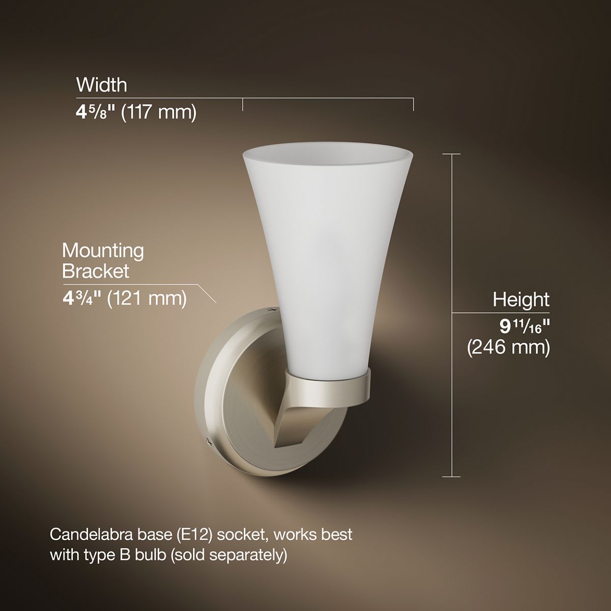 close-up view of product detail