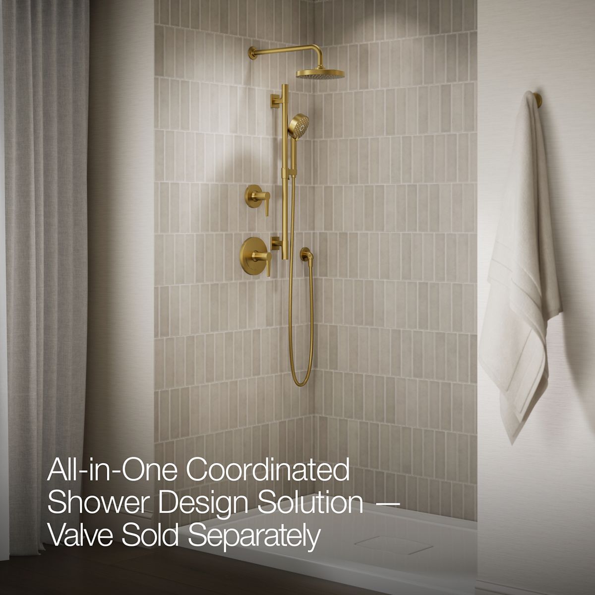 Awaken Shower Kit, 2.5 gpm | K-26914-Y | KOHLER