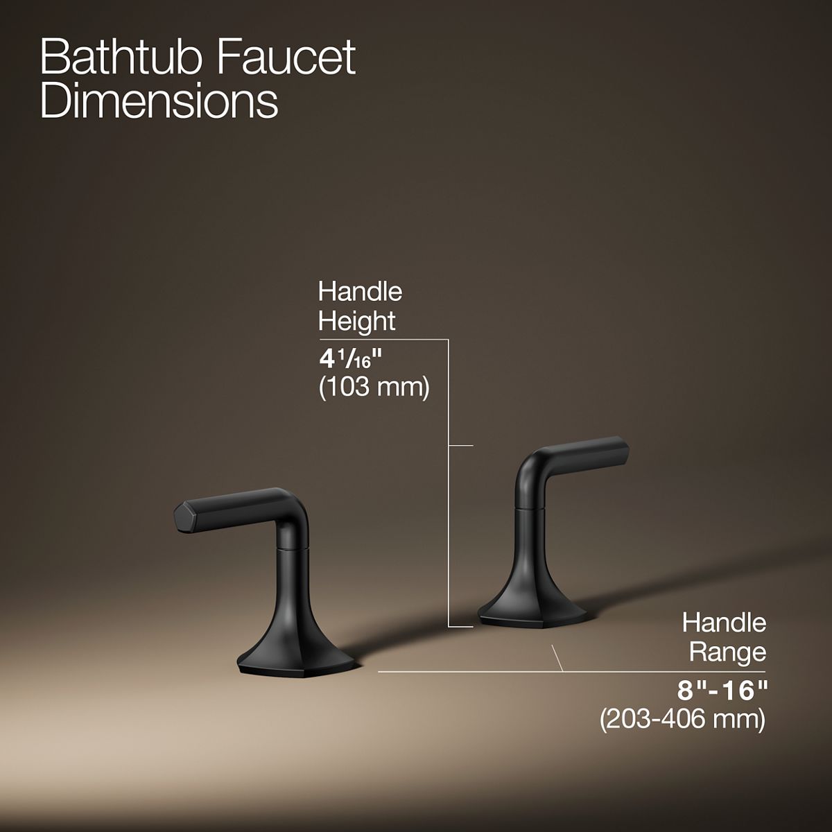 3/4 view of product with dimensions