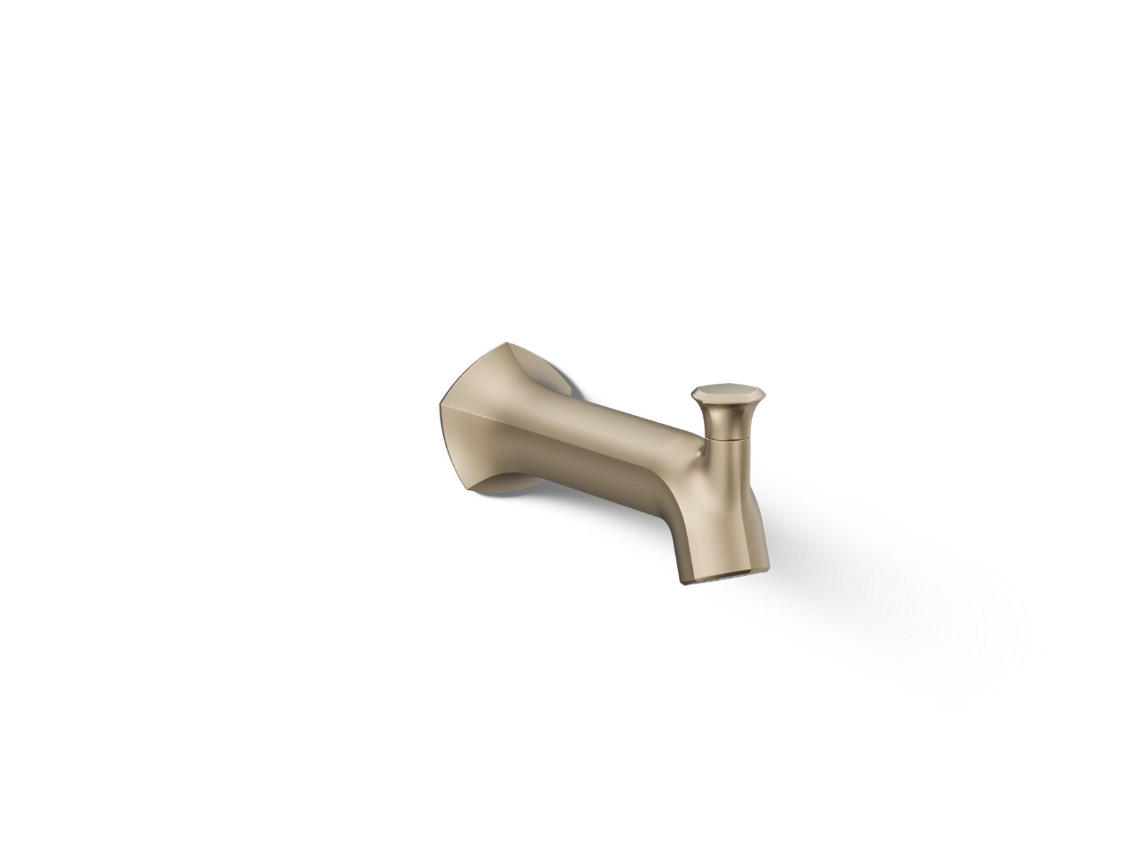 Occasion Wall-mount bath spout with Straight design and diverter