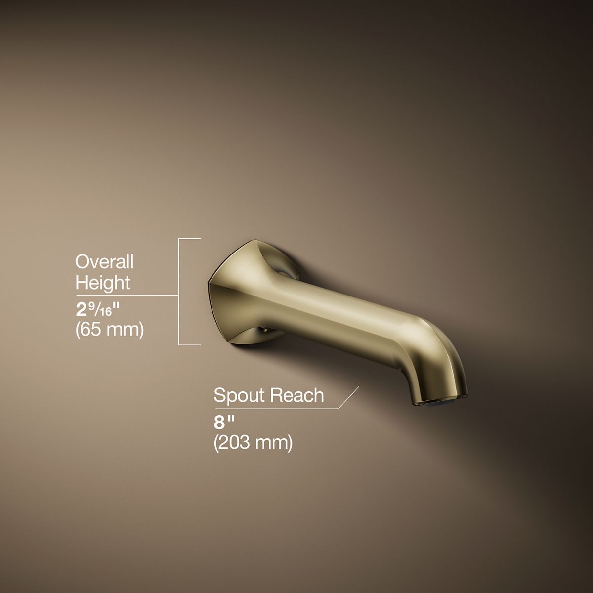 3/4 view of product with dimensions