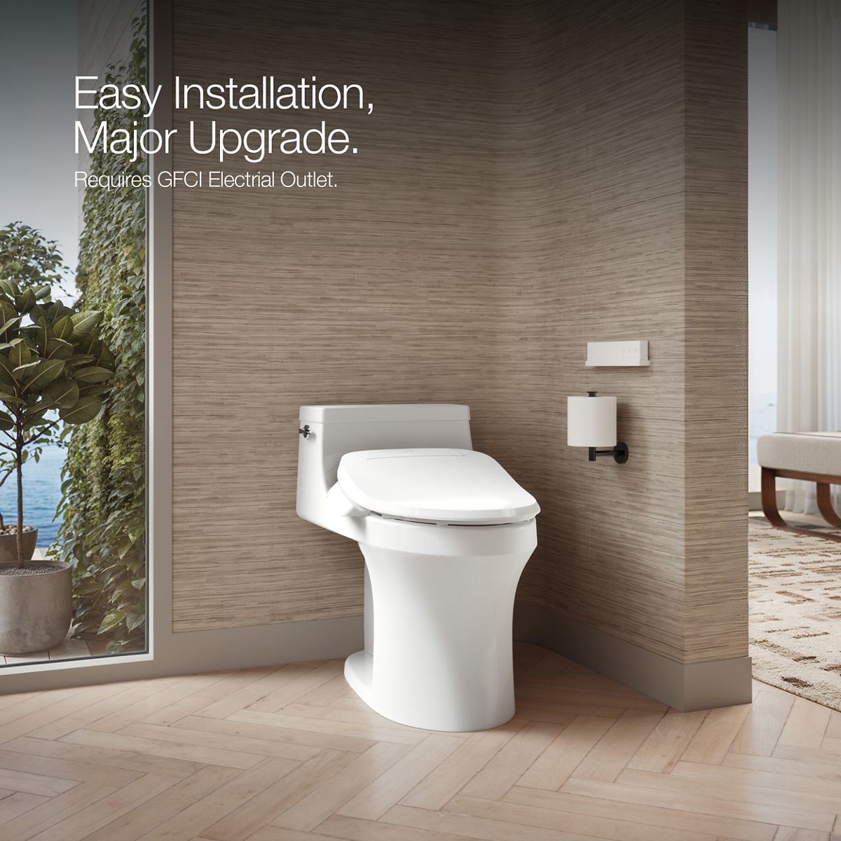 Up to 2 walls & multiple product categories visible, 2-point perspective