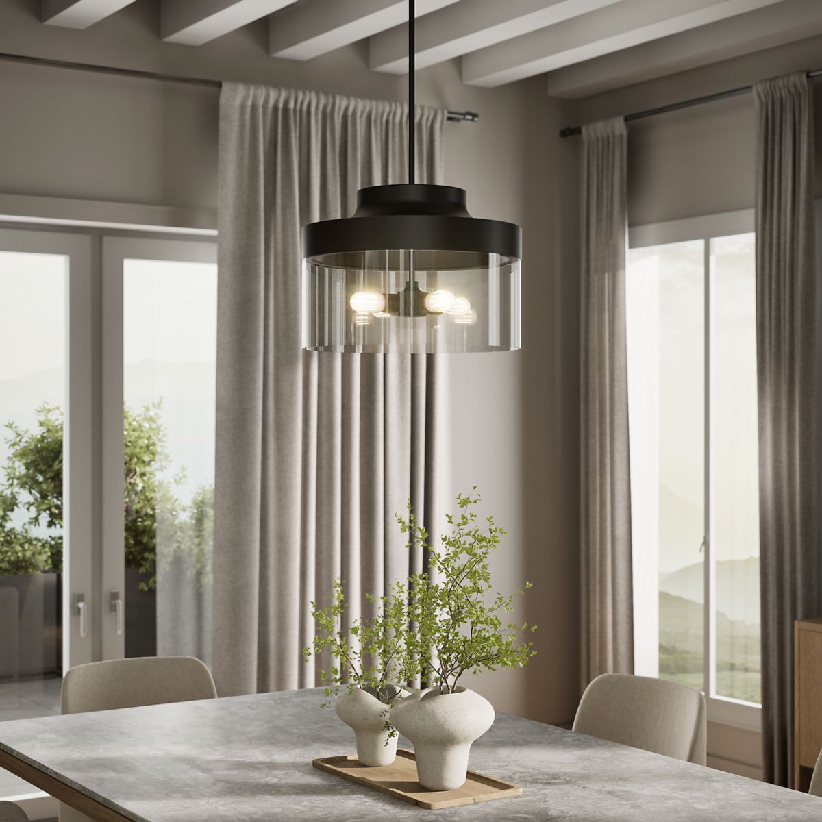Products in use in close room view