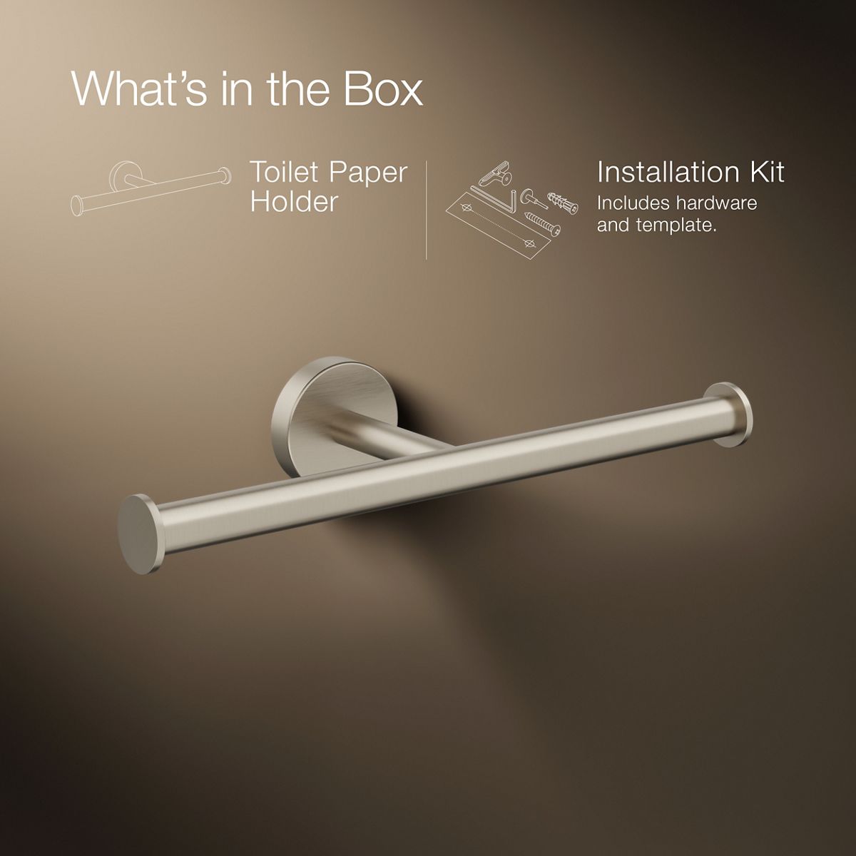 Elate Double Toilet Paper Holder | K-27289 | KOHLER