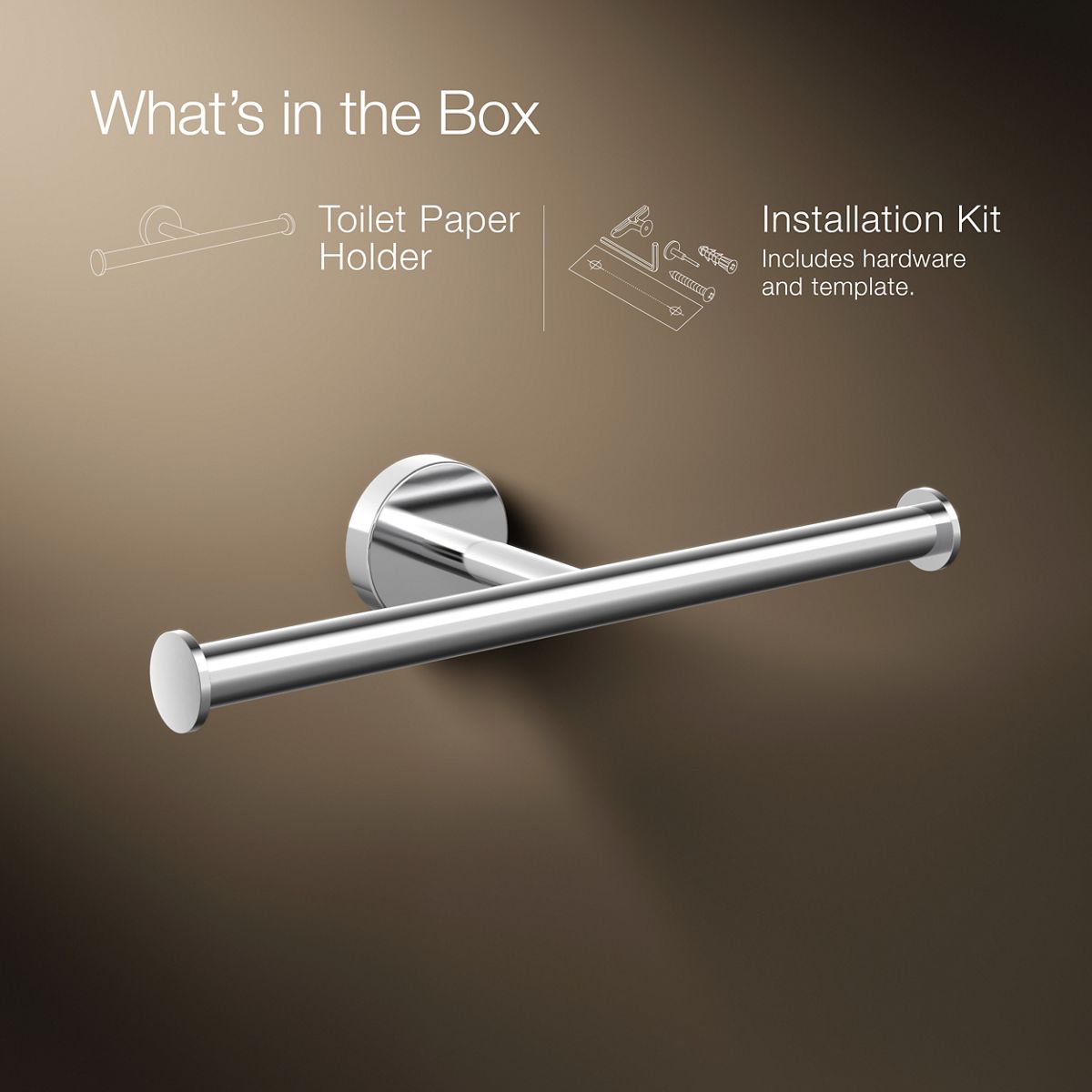 Elate Double Toilet Paper Holder | K-27289 | KOHLER